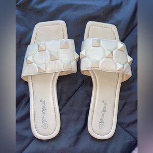 Studded Nude Sandals